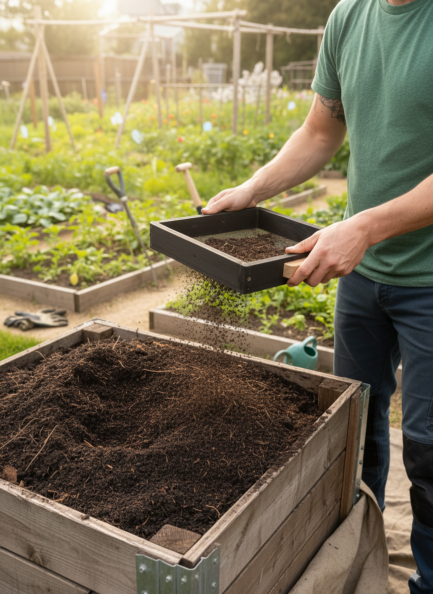 Harnero - Tamiz - Cedazo 25x25