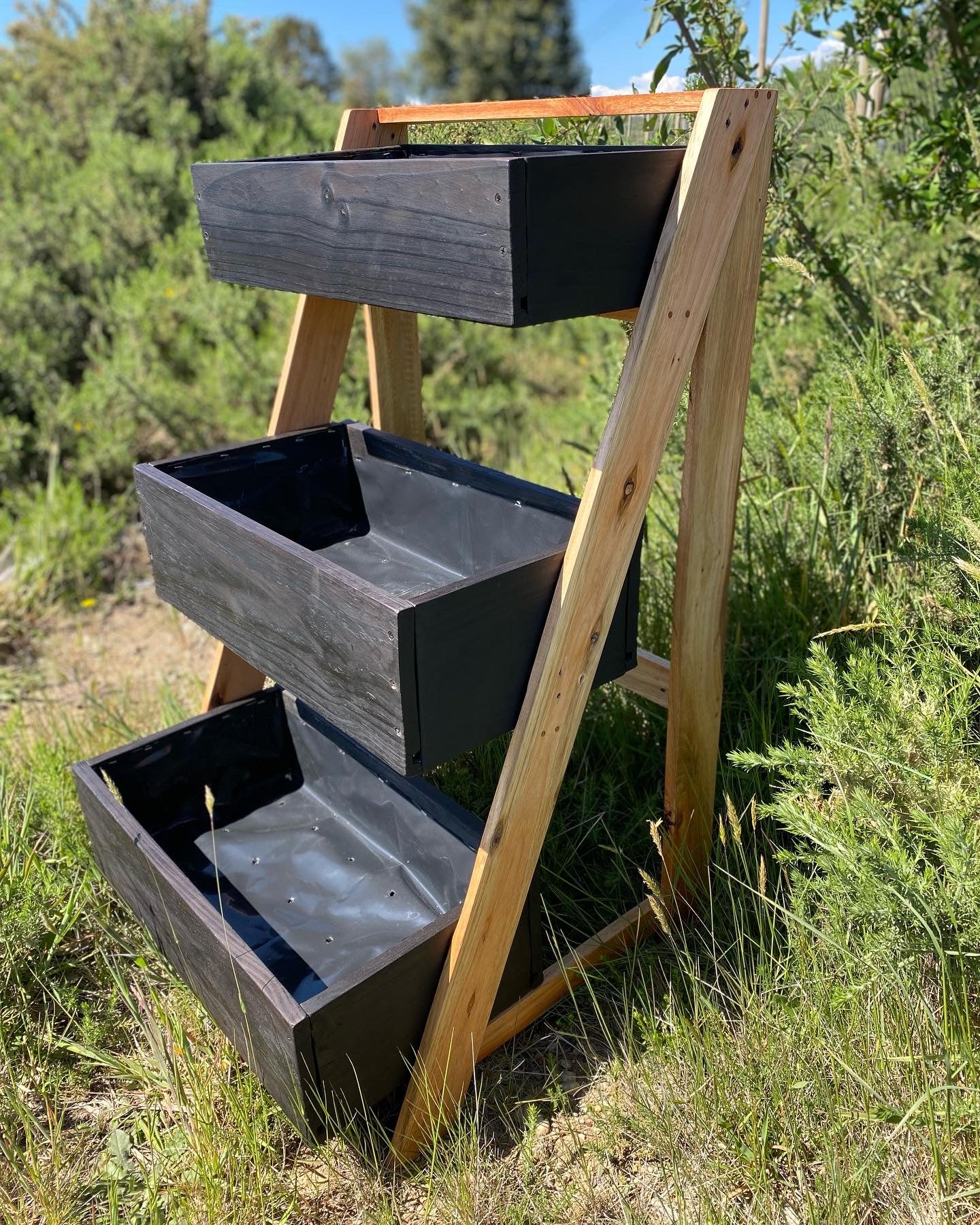 Huerto vertical bicolor