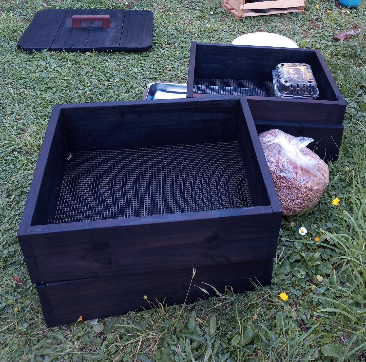 Vermicompostera vertical Black