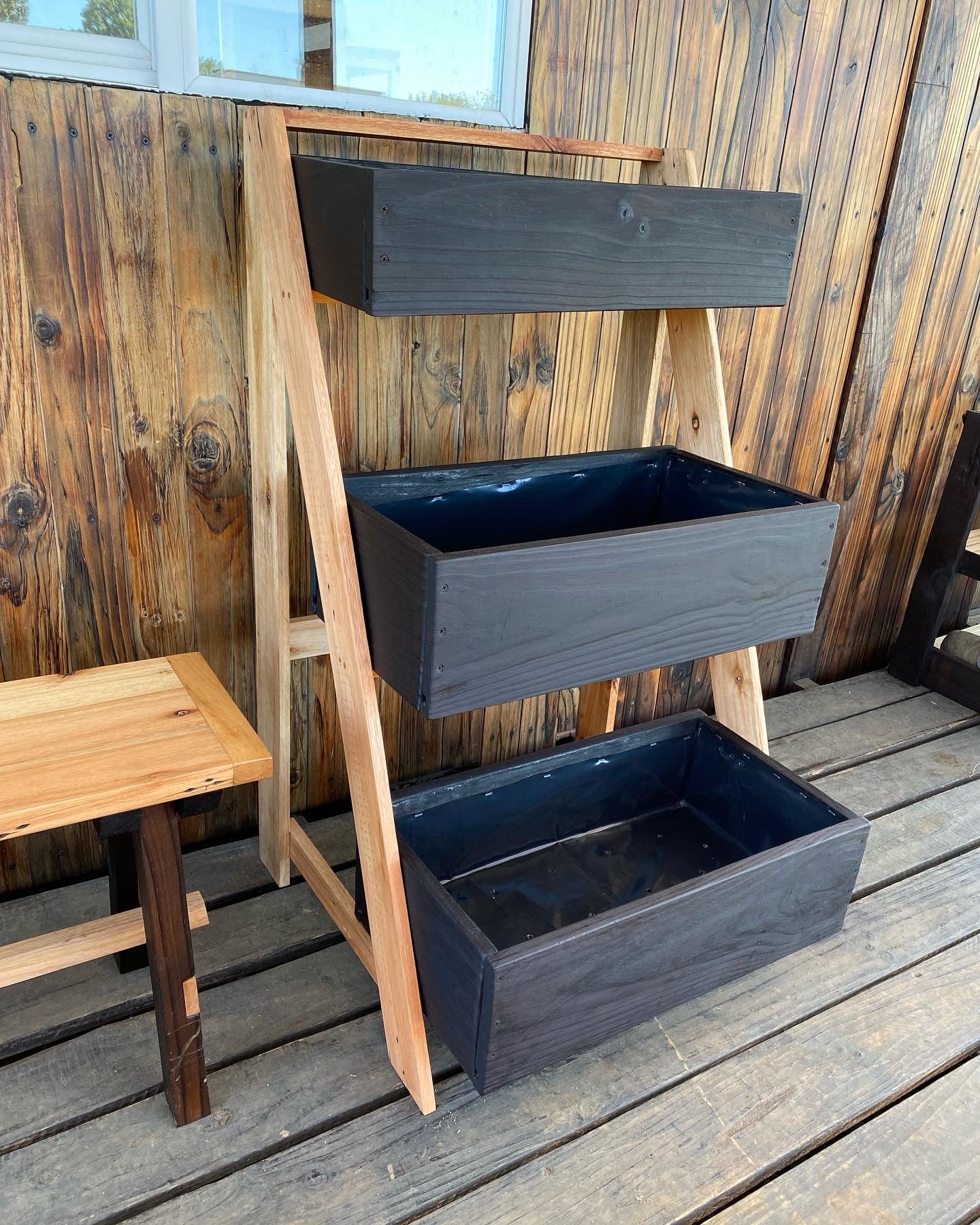 Huerto vertical bicolor