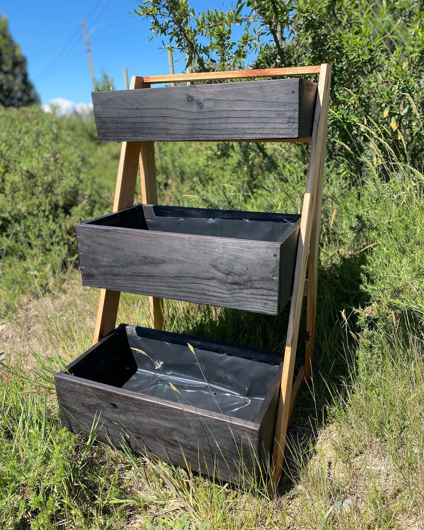 Huerto vertical bicolor